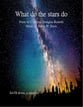 What do the stars do SATB choral sheet music cover